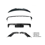 Full Dry Carbon Fiber Rear Diffuser Kit for BMW G80 M3 G82 G83 M4 - Bull Boost Performance