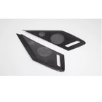 Dry Carbon Fiber Door Speaker Cover Trim for Chevrolet Corvette C8 - Bull Boost Performance