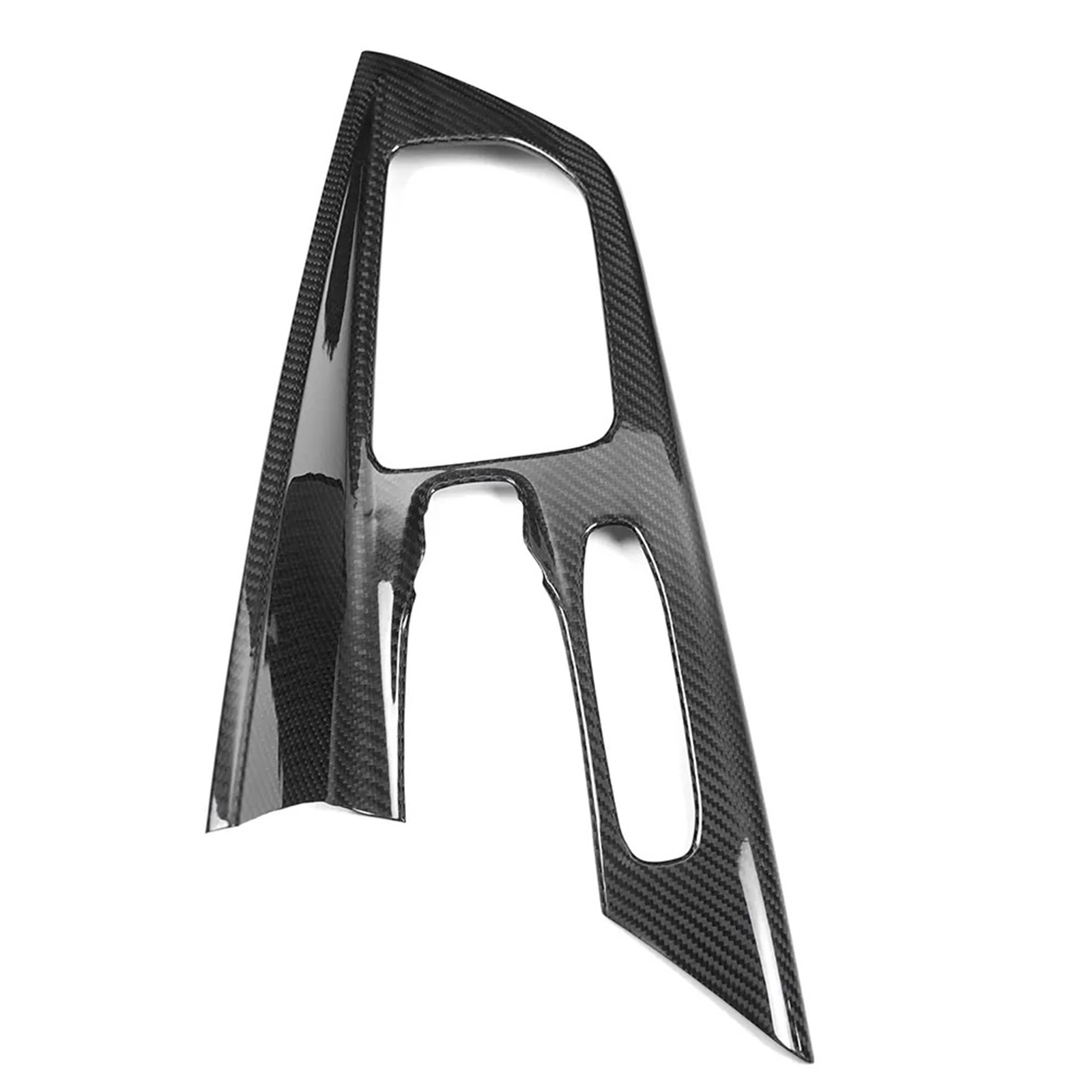 Dry Carbon Fiber Center Console Panel Interior Trim for Chevrolet Corvette C8 - Bull Boost Performance