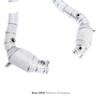 High Flow Catted T304 Stainless Downpipe for Mercedes Benz G500 W463A 4.0T - Bull Boost Performance