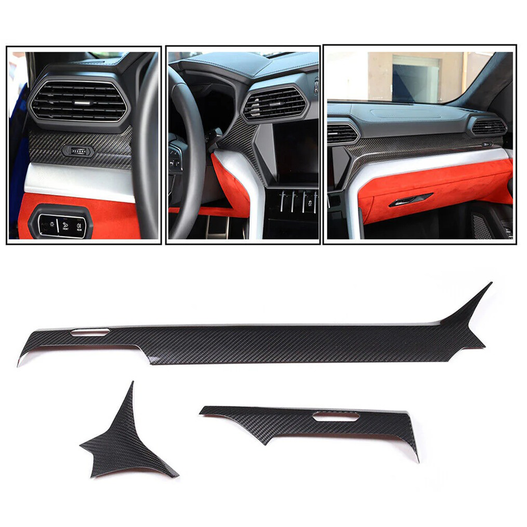 Dry Carbon Fiber Interior Trim Kit for Lamborghini Urus - Bull Boost Performance