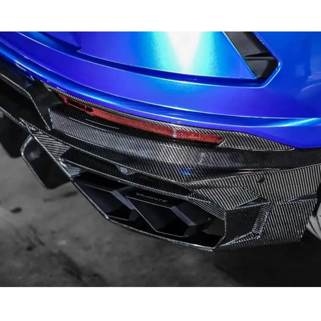 MSY Style Dry Carbon Fiber Rear Diffuser for Lamborghini Urus - Bull Boost Performance