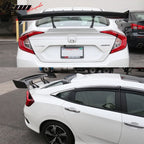 2016-2021 Honda Civic Sedan 57" Wide JDM Trunk Spoiler Carbon Fiber CF