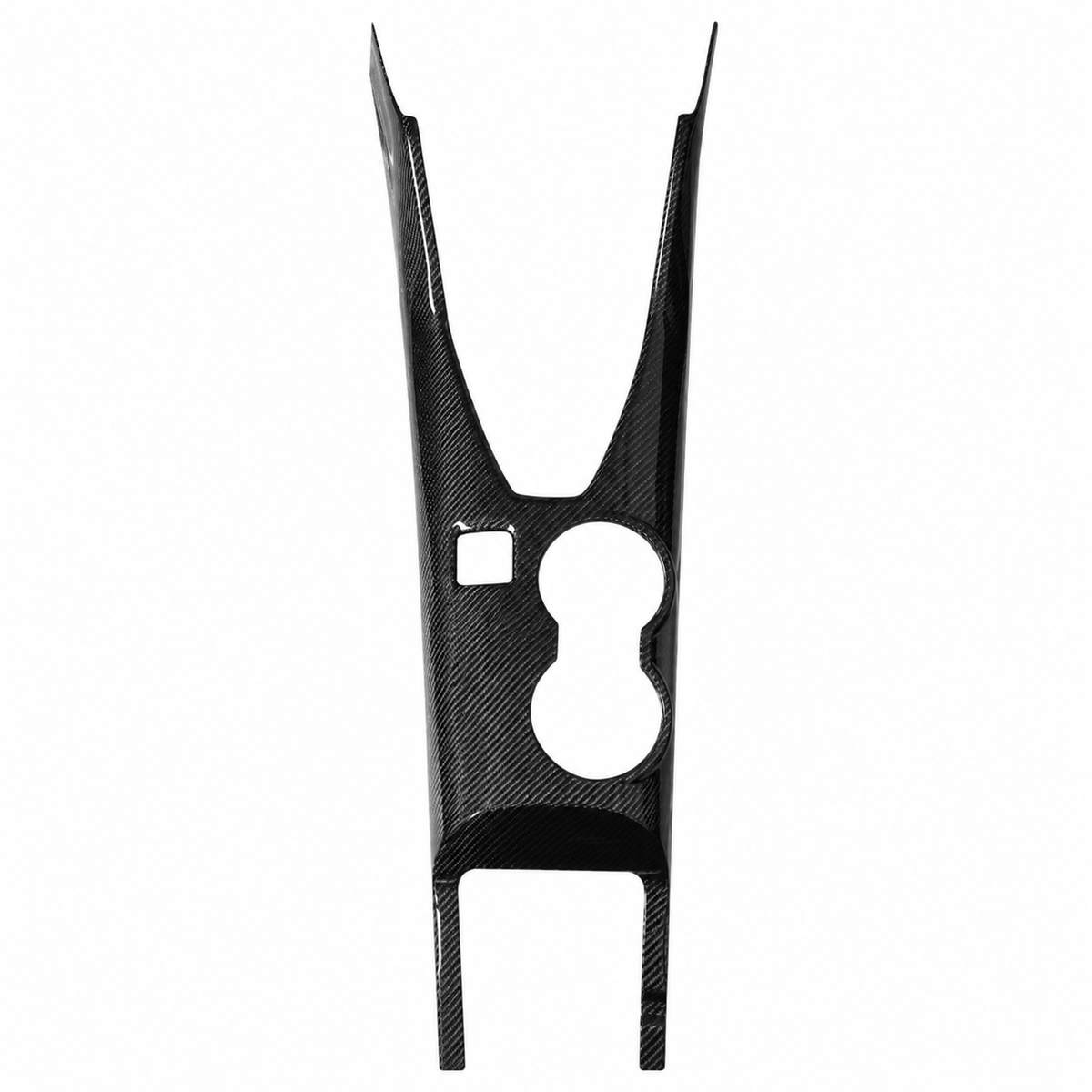 Dry Carbon Fiber Center Console Trim for Ford Mustang by Stratec Systems