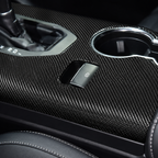 Dry Carbon Fiber Center Console Trim for Ford Mustang by Stratec Systems