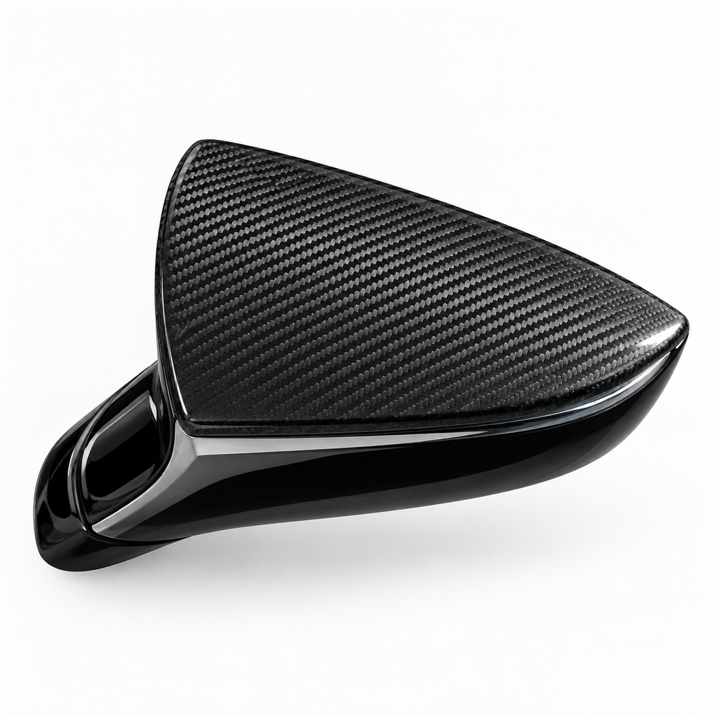 OEM Style Carbon Fiber Mirror Cap Set for Lexus IS300 IS350 IS500 by Stratec Systems