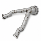 Stainless Exhaust Downpipe for Porsche Macan 3.0T 2.9T by Stratec Systems