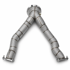 Stainless Exhaust Downpipe for Porsche Macan 3.0T 2.9T by Stratec Systems
