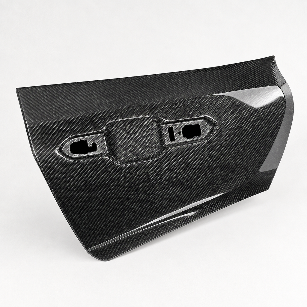 Dry Carbon Fiber Side Doors for Ford Mustang S650 by Stratec Systems