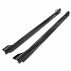 Dry Carbon Fiber Side Skirt Extensions for Lexus RC F by Stratec Systems