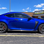 Dry Carbon Fiber Side Skirt Extensions for Lexus RC F by Stratec Systems