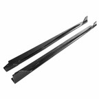 Dry Carbon Fiber Side Skirt Extensions for Lexus RC F by Stratec Systems