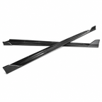 Dry Carbon Fiber Side Skirt Extensions for Lexus RC F by Stratec Systems