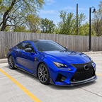 Dry Carbon Fiber Side Skirt Extensions for Lexus RC F by Stratec Systems