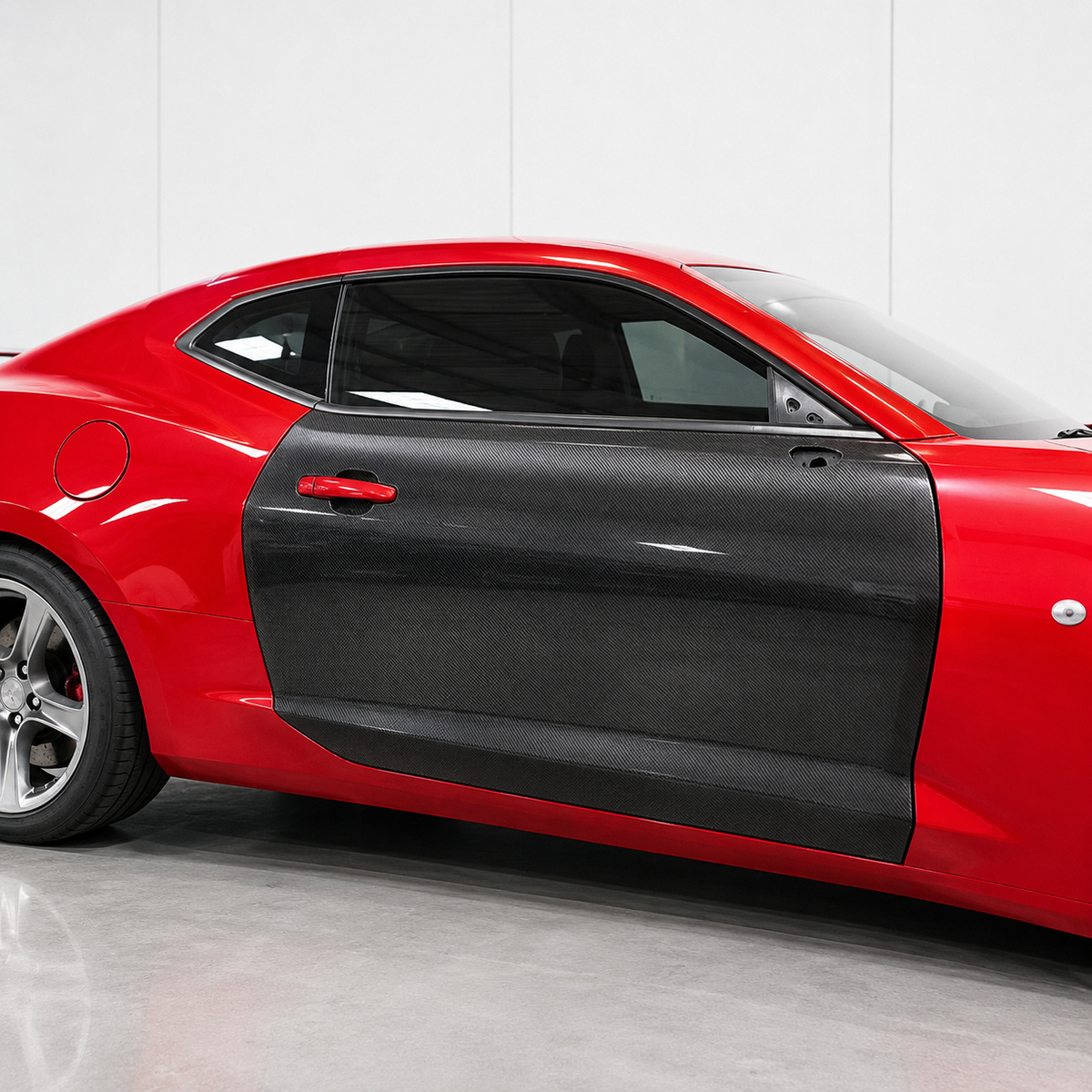 Dry Full Carbon Fiber Doors for Chevrolet Camaro by Stratec Systems
