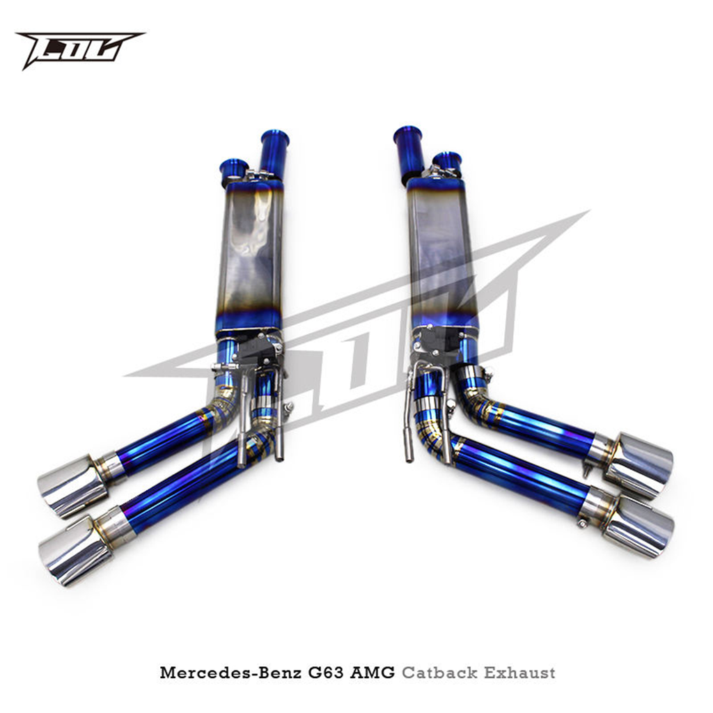 STRATEC Titanium Valved Catback Exhaust System for Mercedes Benz G63 AMG W464 4.0T - Bull Boost Performance