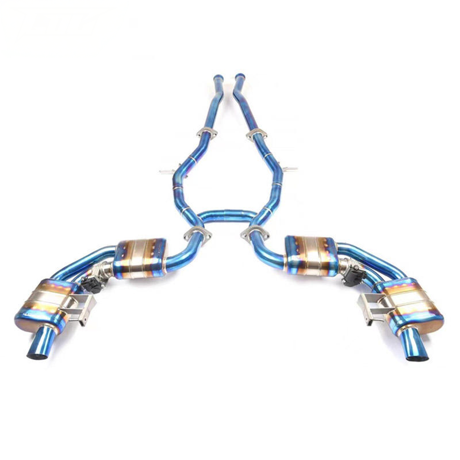 Titanium Valved Catback Exhaust System for Mercedes Benz S63 S63 Coupe C217 5.5T - Bull Boost Performance