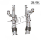 Straight Through Exhaust Downpipe System for Lamborghini Aventador SVJ Ultimae - Bull Boost Performance