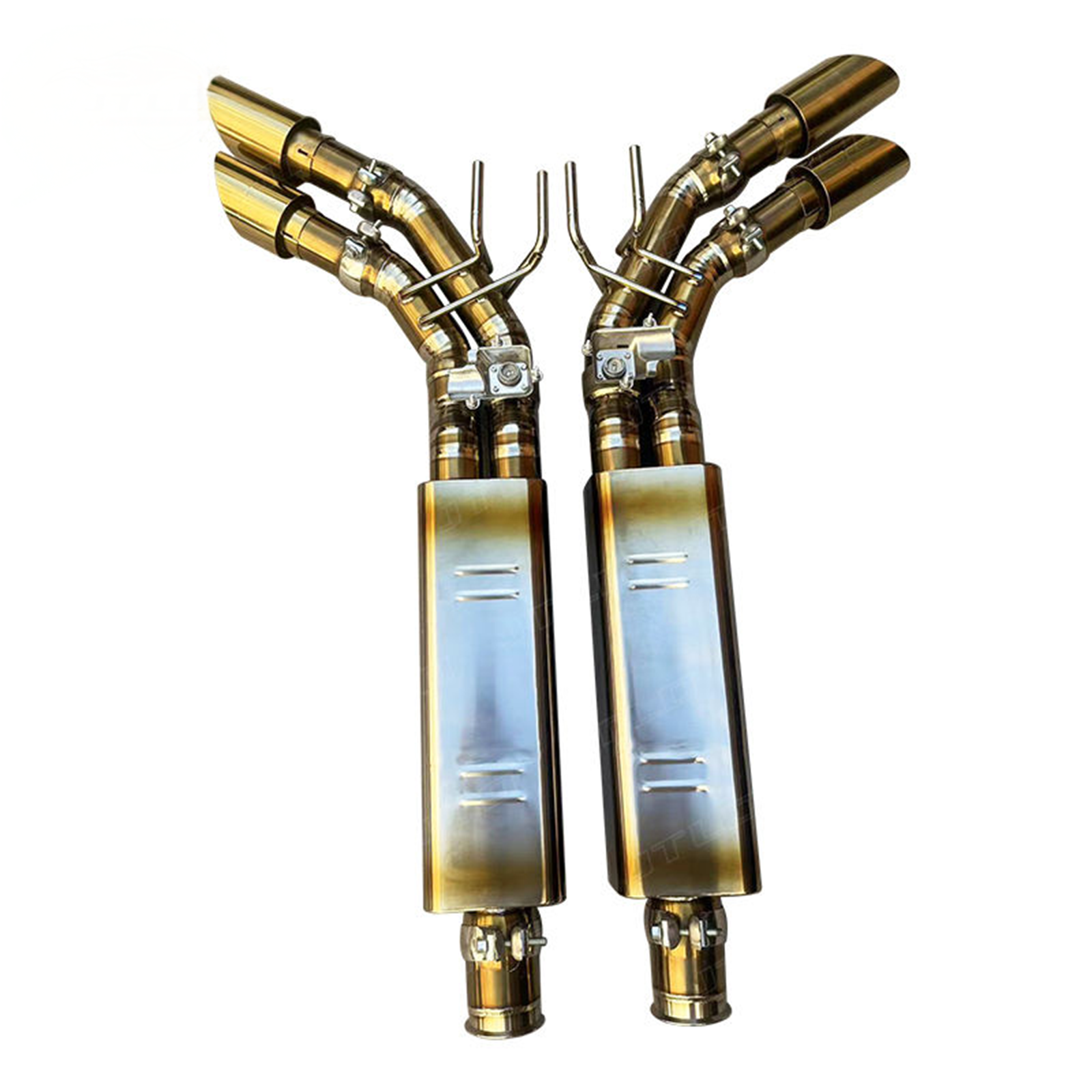 Titanium Catback Exhaust System for Mercedes Benz G500 G550 W463 - Bull Boost Performance