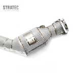High‑Flow Catted Stainless Steel Downpipe for Jaguar F‑TYPE 3.0T - Bull Boost Performance