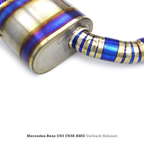 Titanium Catback Exhaust System for Mercedes Benz C63 AMG W205 4.0T - Bull Boost Performance
