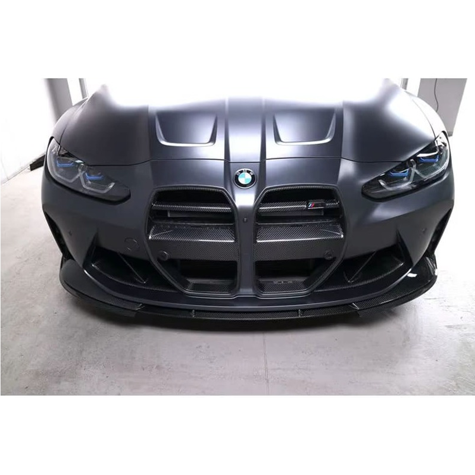 3D Style Carbon Fiber Front Lip for BMW G80 M3 G82 G83 M4 - Bull Boost Performance