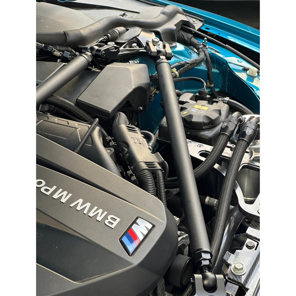 Carbon Fiber Strut Tower Brace for BMW G8X G80 G81 M3 G82 G83 M4 G87 M2 - Bull Boost Performance