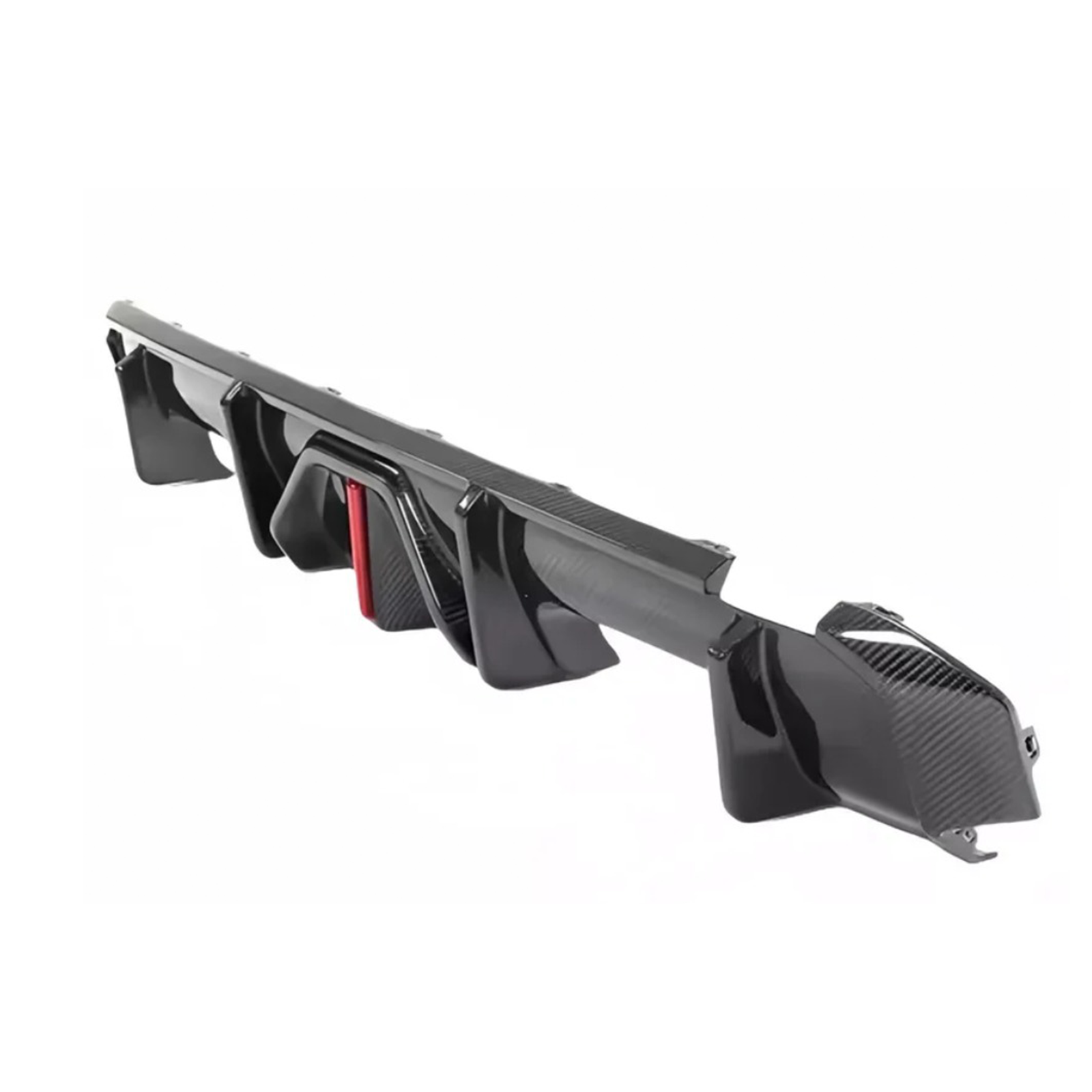V2 Carbon Fiber Rear Diffuser w/ LED Light for BMW G80 M3 G82 G83 M4 - Bull Boost Performance