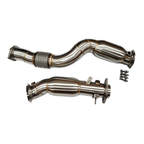 High-Flow Catted Exhaust Downpipes for BMW G87 M2 G80 M3 G82 M4 - Bull Boost Performance
