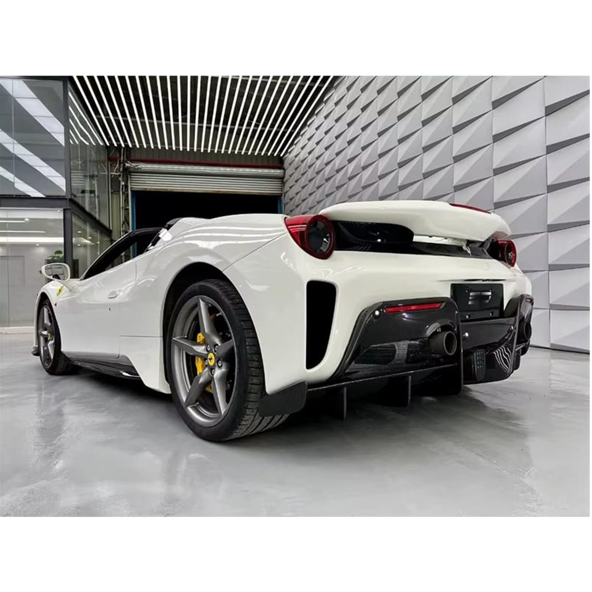 488 Pista Style Carbon Fiber Full Conversion Kit for Ferrari 488 by Stratec Systems