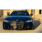 3D Style Dry Carbon Fiber Front Lip (OEM Mount) for BMW G80 M3 G82 G83 M4 - Bull Boost Performance
