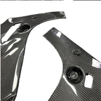 Carbon Fiber Engine Bay Headlight Corner Covers for BMW F90 M5 - Bull Boost Performance