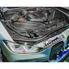 Carbon Fiber Headlamp Covers for BMW G80 G81 M3 G82 G83 M4 G87 M2 - Bull Boost Performance