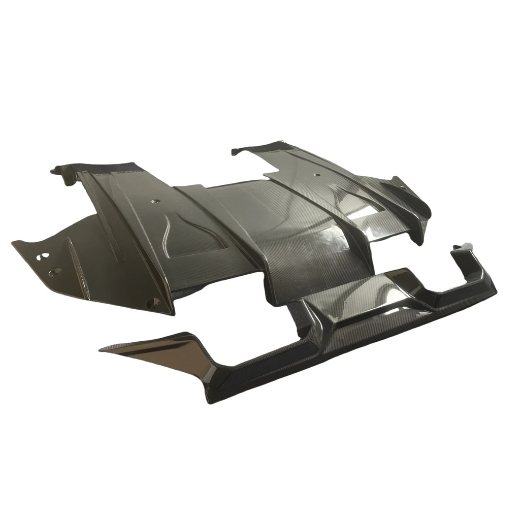 Pre-Preg Carbon Fiber Rear Undertray Diffuser V2 for BMW G87 M2 - Bull Boost Performance