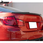 2011-2017 BMW 5-Series F10 M4 Style Carbon Fiber Rear Trunk Spoiler