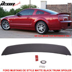 2005-2009 Ford Mustang Rear Trunk Spoiler Ducktail Wing Lip ABS