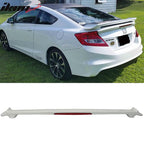 2012 Honda Civic Si LX Coupe Trunk Spoiler with LED Brake Light ABS