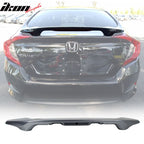 2016-2021 Honda Civic X Sedan Trunk Spoiler with LED Brake Light ABS