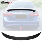 2014-2023 Infiniti Q50 AS Style Rear Trunk Spoiler Wing ABS