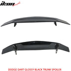 2013-2016 Dodge Dart 2 Post Glossy Black Rear Trunk Spoiler ABS