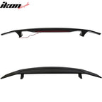 Universal 2 Post Gloss Rear Trunk Spoiler Wing w/ 3RD Brake Light ABS