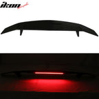 Universal Rear Spoiler Wing With 3rd Brake Light Ikon Style Trunk Wing