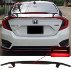 Universal Fit IKON Style Matte Black Rear Spoiler Wing ABS