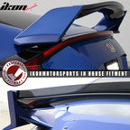 2016-2021 Honda Civic Smoke Top Gurney Flap Trunk Spoiler Acrylic