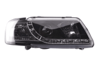 Audi A3 (8L) Black LED Headlights with Daytime Running Lights  (1996-2000)