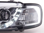Audi A3 (8L) Chrome LED Headlights with Daytime Running Lights  (1996-2000)