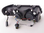 Audi A3 (8L) Chrome LED Headlights with Daytime Running Lights  (1996-2000)