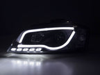 Audi A3 (8P 8PA) Black LED Headlights with Daytime Running Lights (2008-2012)