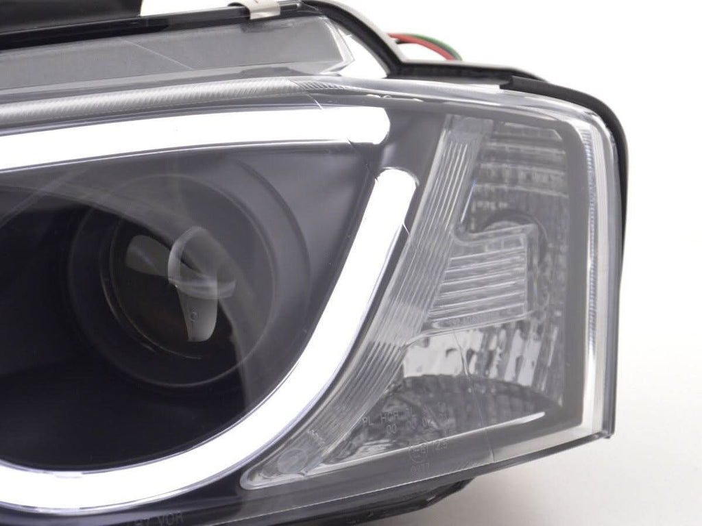 Audi A3 (8P 8PA) Black LED Headlights with Daytime Running Lights (2008-2012)