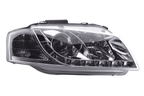 Audi A3 (8P / 8PA) Chrome LED Headlights with Daytime Running Lights (2003 - 2007)